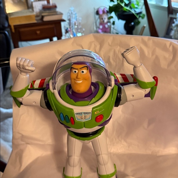 Disney Buzz Lightyear Action Figure - White, Green, and Purple - Picture 6 of 6